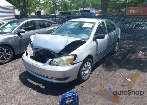 2007 Toyota Corolla Ce/Le/S из США, поврежденный, VIN 2T1BR32E27C820430